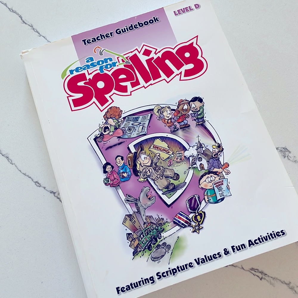 A Reason for Spelling Level D Teacher Guidebook